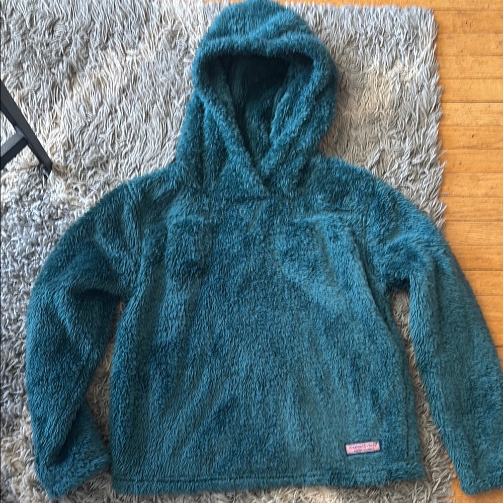 Cozy Kids' Teal Fleece Hoodie
